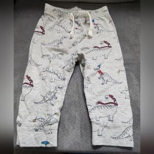 GAP Kids Gray Dinosaur Print Casual Bottoms